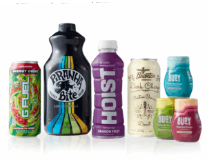 Examples of shrink sleeves printed at Steinhauser, Inc.